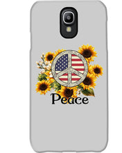 Load image into Gallery viewer, Peace Sign Sunflower Birthday Gift For Girls Phone case
