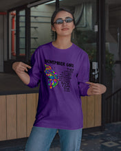 Load image into Gallery viewer, Birthday Gift For November Girl They Whispered To Her You Cannot Withstand The Storm Unisex Long Sleeve
