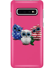 Load image into Gallery viewer, Lovely Phone Case Three Owl With US Flag Gift For Owl Lovers Phone case
