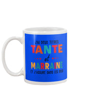 Load image into Gallery viewer, J'ai Deux Titres Tante Et Marraine Gift For Women Mug

