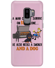 Load image into Gallery viewer, A Man Loves Beer And Dachshund Gift For Dog Lovers Phone case
