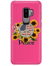 Load image into Gallery viewer, Peace Sign Sunflower Birthday Gift For Girls Phone case
