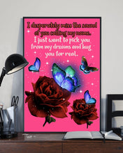 Load image into Gallery viewer, Butterfly Calling My Name Gift For Lover Vertical Poster
