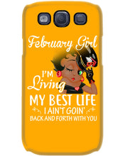 Load image into Gallery viewer, Betty Boop February Girl Living My Best Life Birthday Meaningful Gift Phone case
