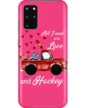 Load image into Gallery viewer, All I Need Are Love And Hockey Gift For Hockey Players Phone case
