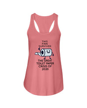 Load image into Gallery viewer, This Finn Survived The Great Toilet Paper Crisis Of 2020 Ladies Flowy Tank
