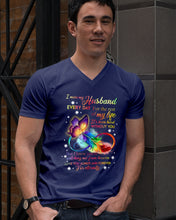 Load image into Gallery viewer, I Miss My Husband Every Day Love You Forever Trending Guys V-Neck
