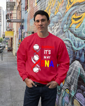 Load image into Gallery viewer, Baseball Be My DNA Gift For Sport Lovers Sweatshirt
