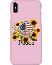 Load image into Gallery viewer, Peace Sign Sunflower Birthday Gift For Girls Phone case
