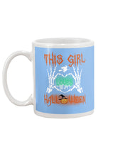 Load image into Gallery viewer, This Girl Loves Halloween Gift For Girls Mug
