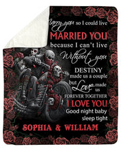 Load image into Gallery viewer, Motorcycling Good Night Baby Custom Name Gift For Wife Sherpa Blanket
