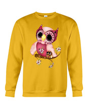 Load image into Gallery viewer, Lovely Tote Bag Owl Perchs On Branch Gift For Owl Lovers Sweatshirt
