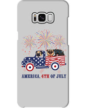 Load image into Gallery viewer, America 4th Of July Truck Pug Gift For Dog Lovers Phone case

