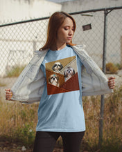 Load image into Gallery viewer, Three Cute Shih Tzu In Bag Gift For Dog Lovers Guys Tee
