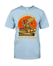 Load image into Gallery viewer, I'm A Book Dragon Not A Worm Gift For Dragon Lovers Guys Tee
