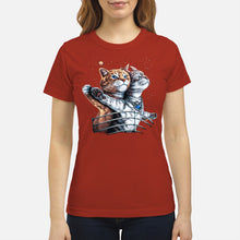 Load image into Gallery viewer, Vintage Funny Cat Love Trending Gift For Cat Lovers Ladies Tee
