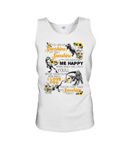 Load image into Gallery viewer, My Only Sunshine Make Me Happy Special Custom Design Unisex Tank Top
