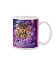 Load image into Gallery viewer, A Girl Loves Yorkshire Terrier Gift For Dog Lovers Mug
