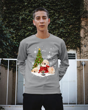 Load image into Gallery viewer, Funny Golden Retrievers Sleep In Red Boots Gift For Dog Lovers Sweatshirt
