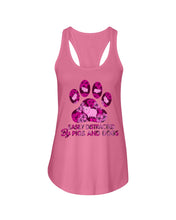 Load image into Gallery viewer, Lovely Phone Case Easily Distracted By Pigs And Dogs Gift For Dog Lovers Ladies Flowy Tank
