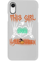 Load image into Gallery viewer, This Girl Loves Halloween Gift For Girls Phone case
