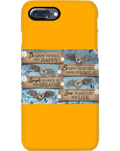 Load image into Gallery viewer, Do What Makes You Happy With Bats Gift For Girls Phone case
