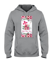Load image into Gallery viewer, Lovely Phone Case With Pink Flowers Faith Hope Love Gift For Cancer Patients Hoodie
