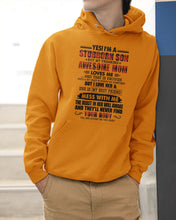Load image into Gallery viewer, A Stubborn Son Of A Freaking Awesome Mom I Love Her Gift For Mama Hoodie
