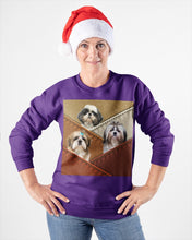 Load image into Gallery viewer, Three Cute Shih Tzu In Bag Gift For Dog Lovers Sweatshirt
