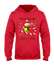 Load image into Gallery viewer, Tennis Players Magical Christmas Snowman Gift For Women Hoodie
