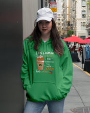 Load image into Gallery viewer, The Quarantine Time With Yarn And Coffee Gift For Women Hoodie
