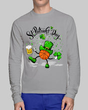 Load image into Gallery viewer, Basketball Saint Patrick's Day Gift For Basketball Lovers Unisex Long Sleeve
