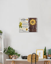 Load image into Gallery viewer, Dad Gift For Daughter Be A Sunflower Matte Canvas
