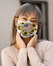 Load image into Gallery viewer, Peace Sign Sunflower Birthday Gift For Girls Cloth Face Mask
