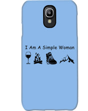 Load image into Gallery viewer, Simple Woman Loves Wine Camping Shoes And Climbing Phone case
