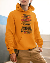 Load image into Gallery viewer, A Stubborn Son Of A Freaking Awesome Mom I Love Her Gift For Mama Hoodie
