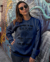 Load image into Gallery viewer, A Spoiled Wife Of An October Grumpy Old Man Birthday Meaningful Gift Sweatshirt
