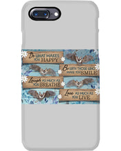 Load image into Gallery viewer, Do What Makes You Happy With Bats Gift For Girls Phone case
