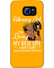 Load image into Gallery viewer, Betty Boop February Girl Living My Best Life Birthday Meaningful Gift Phone case
