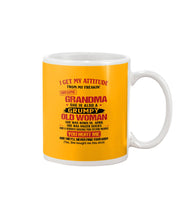Load image into Gallery viewer, I Get My Attitude From My Freakin' Awesome Grandma Who Was Born In April Mug
