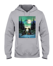 Load image into Gallery viewer, Dachshund Gift For Dog Lovers Snowy Night Together Hoodie
