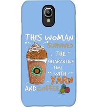 Load image into Gallery viewer, The Quarantine Time With Yarn And Coffee Gift For Women Phone case

