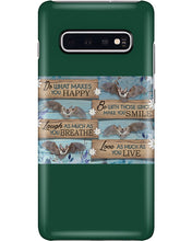 Load image into Gallery viewer, Do What Makes You Happy With Bats Gift For Girls Phone case
