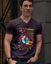 Load image into Gallery viewer, I Miss My Husband Every Day Love You Forever Trending Guys V-Neck
