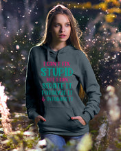 Load image into Gallery viewer, I Can't Fix Stupid But I An Sadate It Gift For Girls Hoodie
