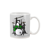 Load image into Gallery viewer, Funny Cat Playing Drums Great Gift For Cat Lovers Mug
