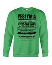 Load image into Gallery viewer, I'm A Spoiled Husband But Not Yours - Awesome Wife Who Was Born In January Sweatshirt

