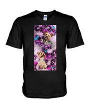 Load image into Gallery viewer, Cairn Terrier Floral Background Special Custom Design For Dog Lovers Guys V-Neck
