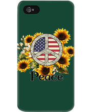 Load image into Gallery viewer, Peace Sign Sunflower Birthday Gift For Girls Phone case
