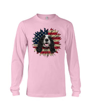 Load image into Gallery viewer, English Cocker Spaniel US Sunflower Gift For Dog Lovers Unisex Long Sleeve
